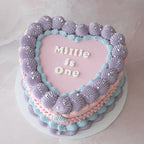 Vintage Heart Cake | Sprinkle-tastic!