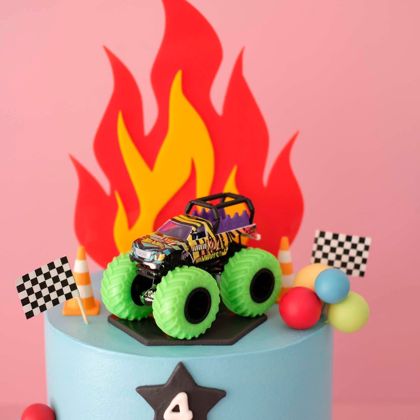 Hot Wheels Race Car Novelty Cake