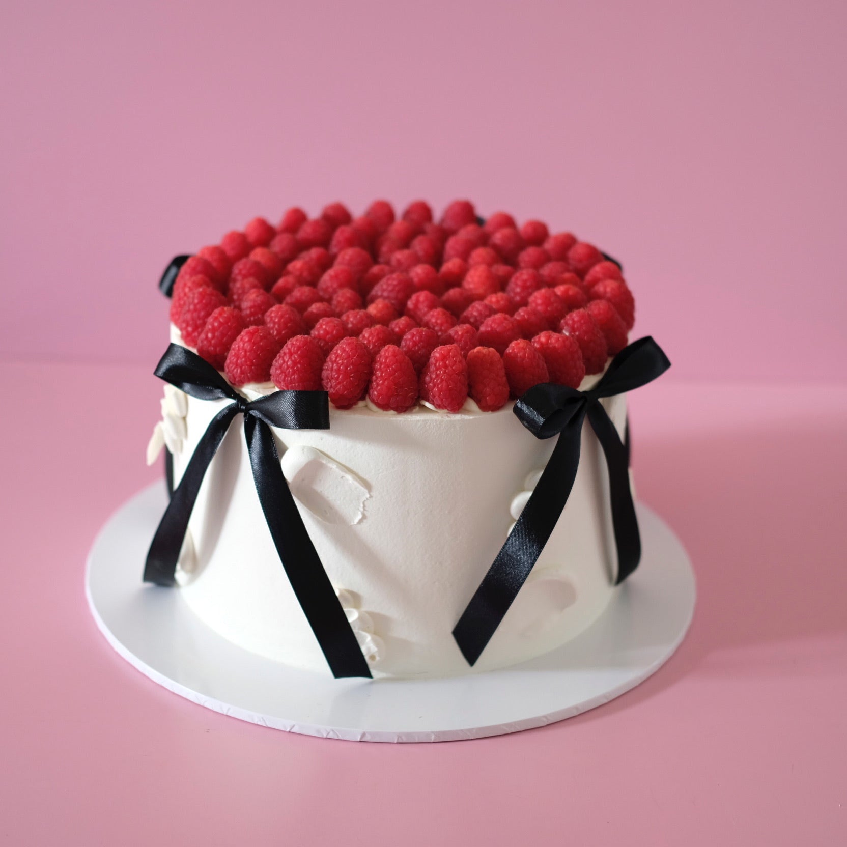 Fresh Raspberry & Coquette | Squiggle Cake