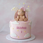 Bunny On Clouds Novelty Cake