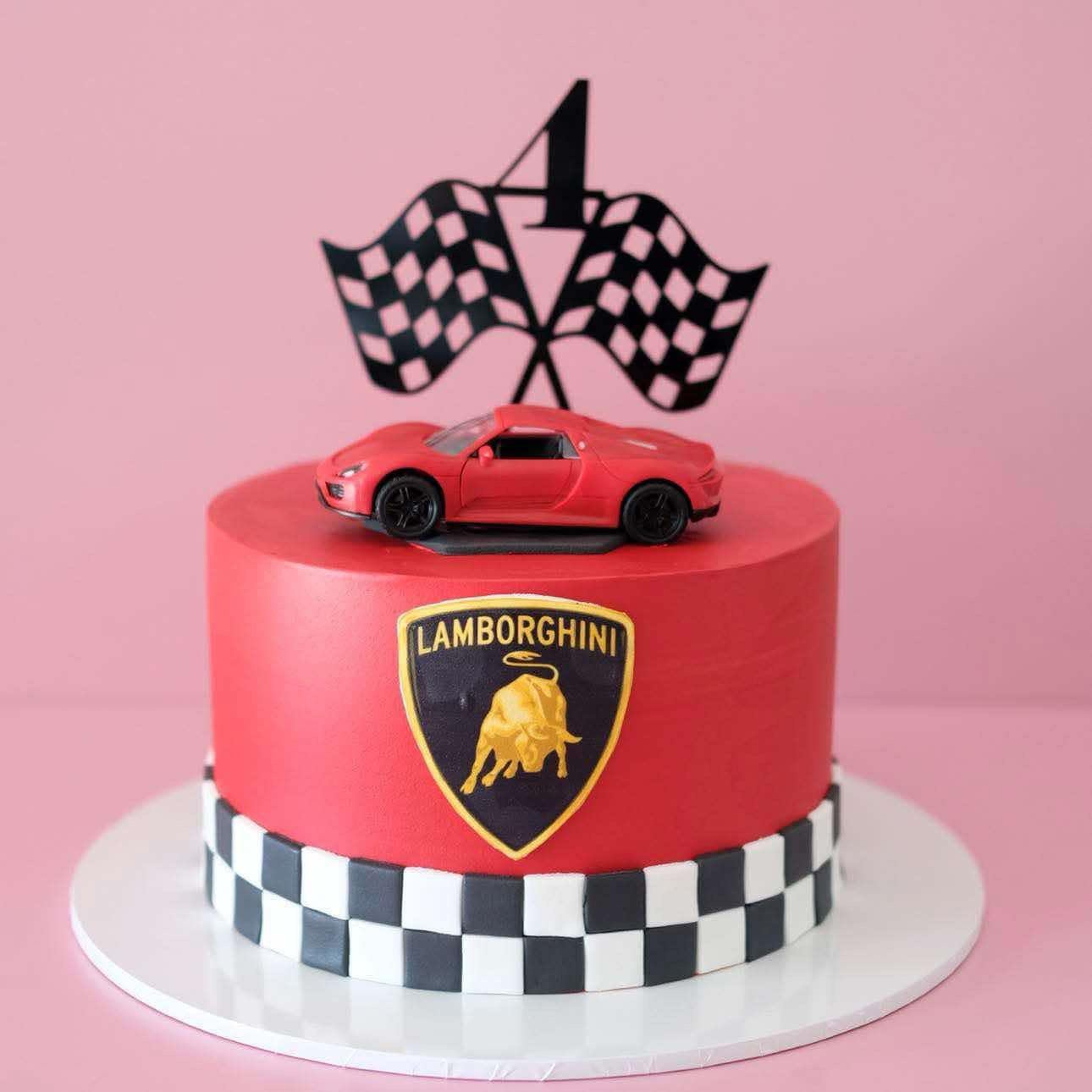 Sports Cars Novelty Cake