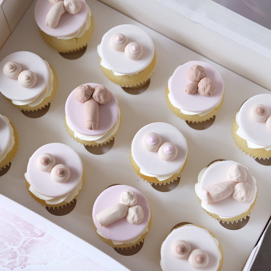 Penis & Boobs Cupcakes