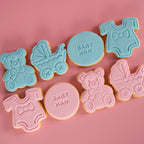 Assorted Bear Baby Shower | Fondant Sugar Cookies
