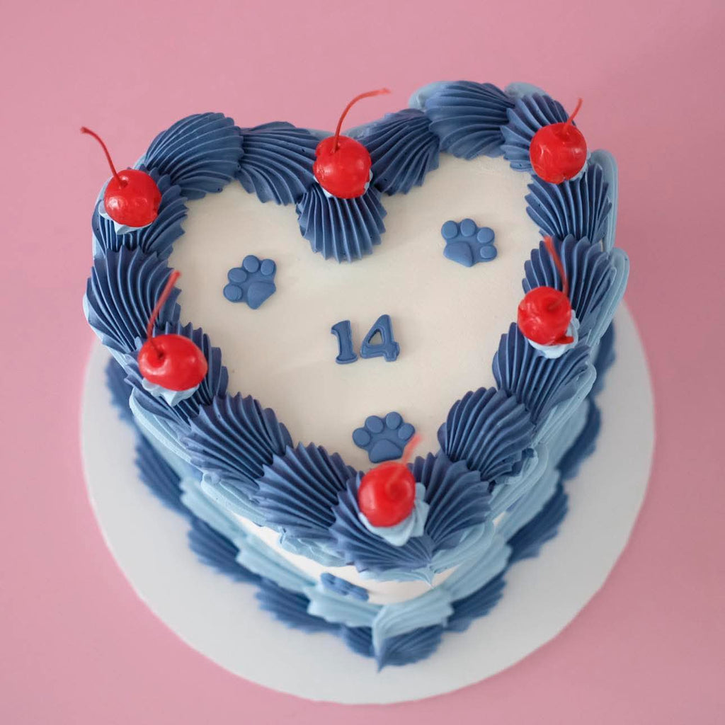 Vintage Heart Cake | PAWfect Cherries