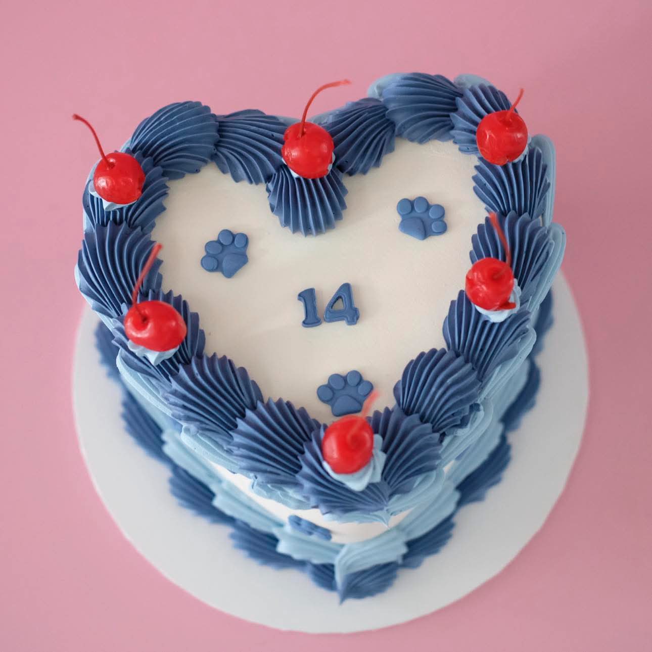 Vintage Heart Cake | PAWfect Cherries