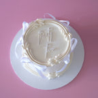 Mini Round Coquette Vintage Cake