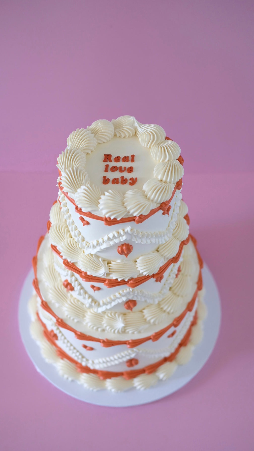 Vintage Round Cake | Bohemian | 3 Tiers
