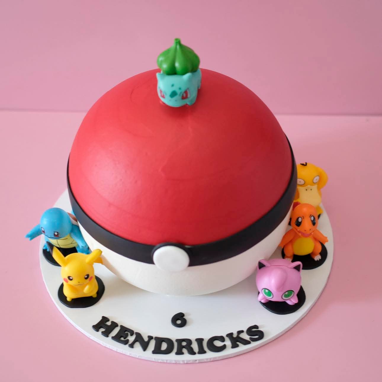 Poke Sphere Cake