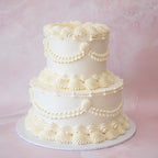 Classic Round Vintage Cake | 2 Tiers