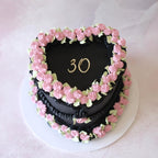Vintage Heart Cake | Rosettes