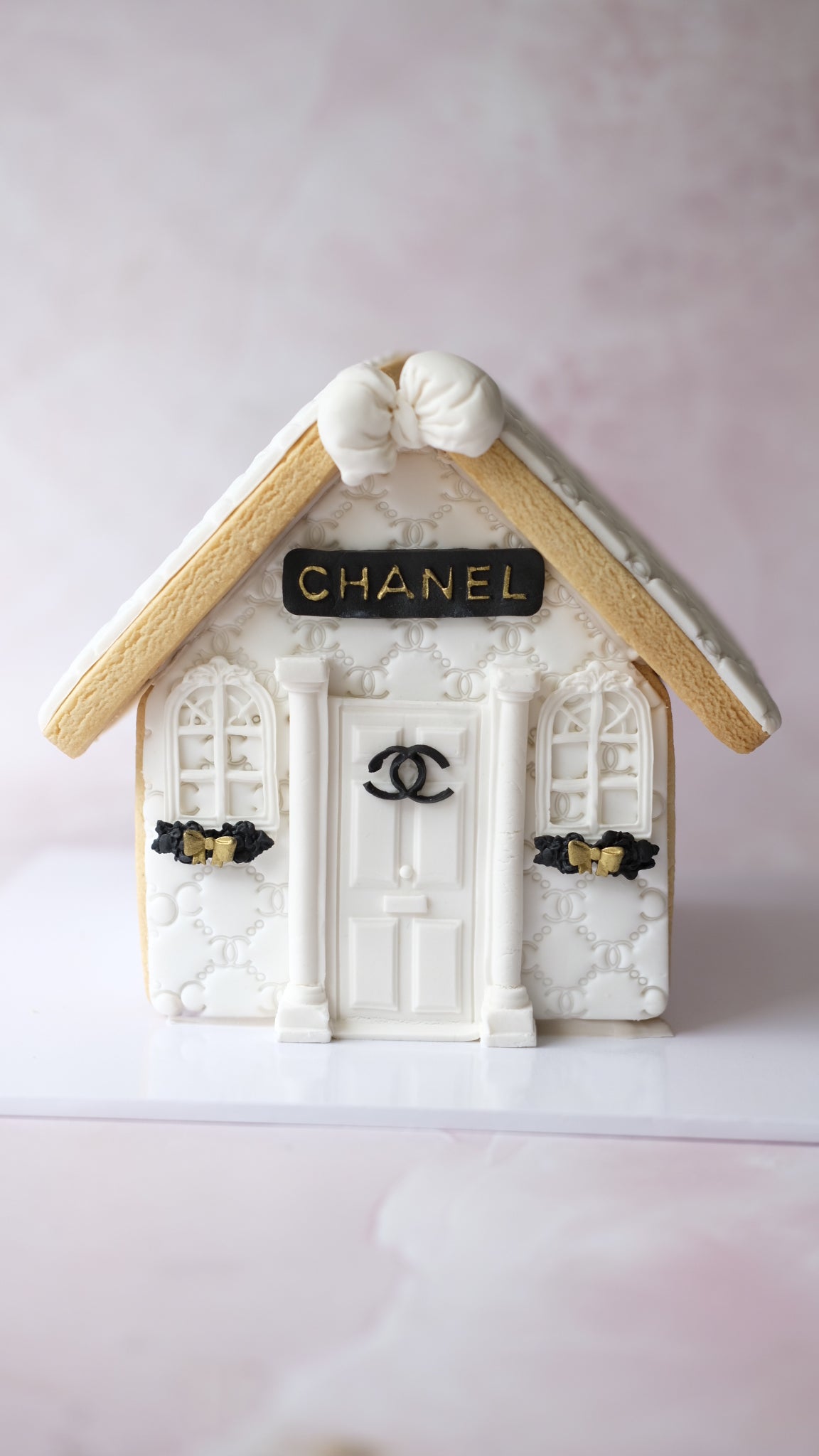 Designer Gingerbread or Shortbread House