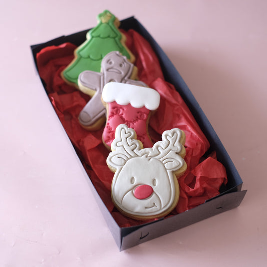 Christmas Cookies Gift Box, 4 Pack