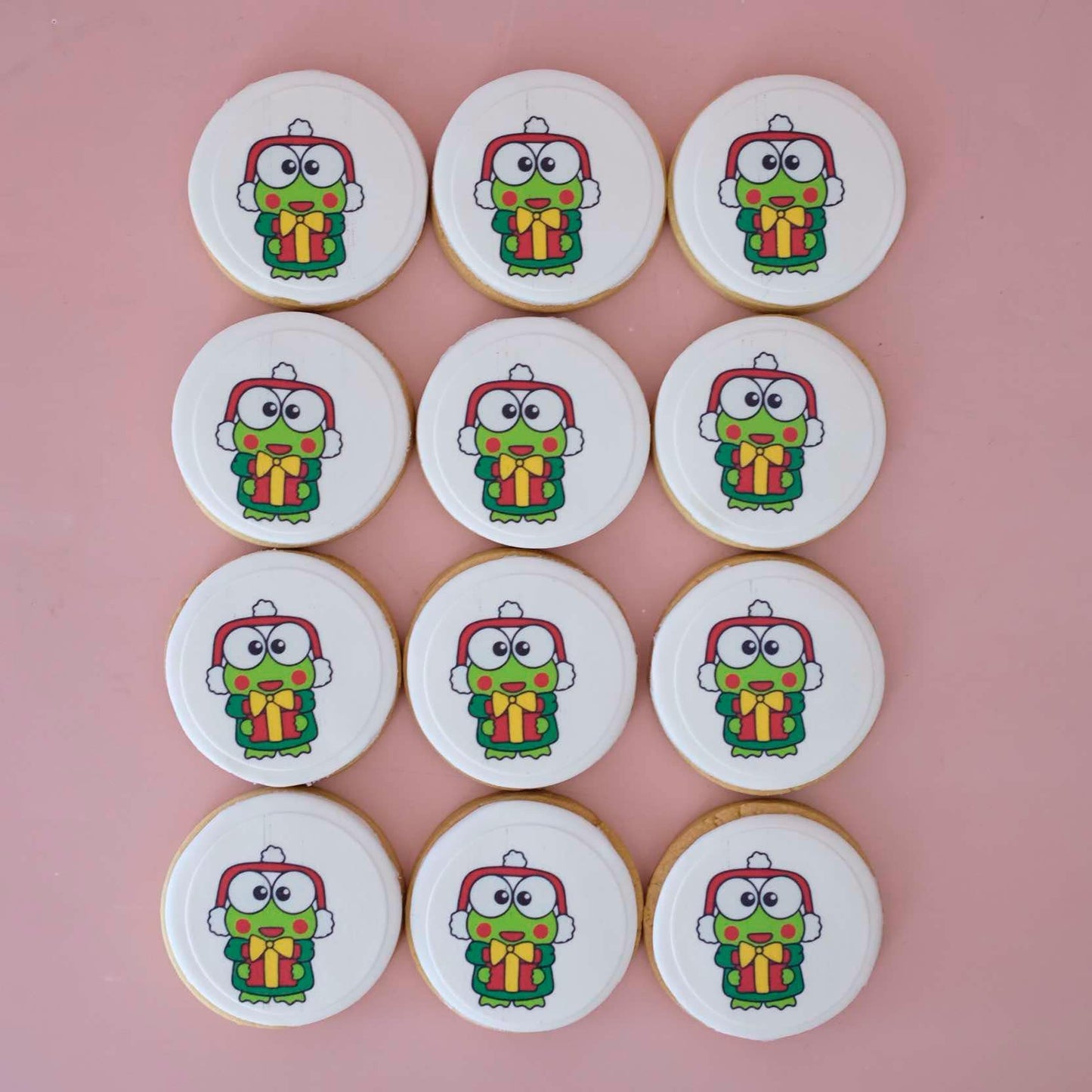 Keroppi - Sanrio | Christmas Fondant Sugar Cookies