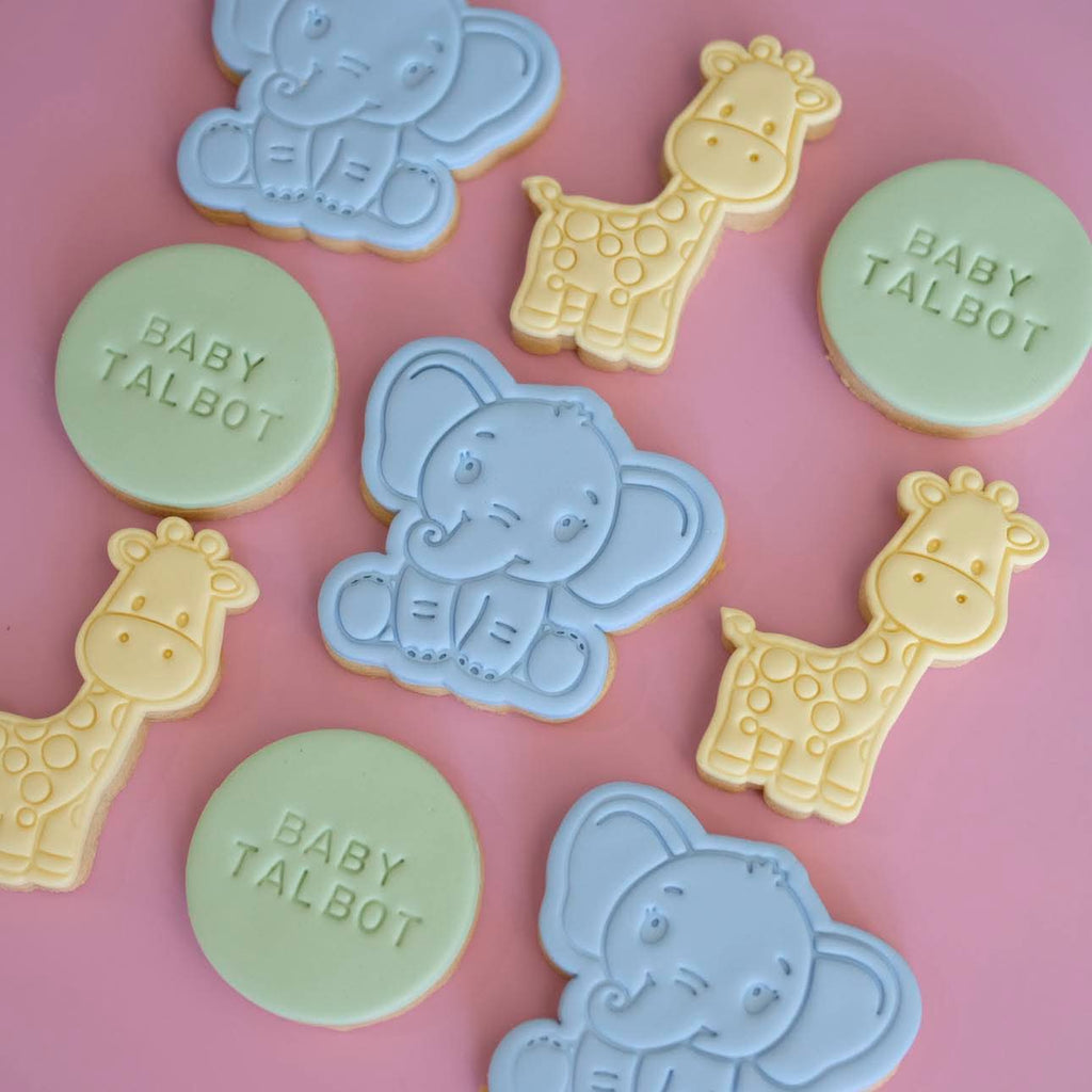 Assorted Baby Jungle Sarafi | Fondant Sugar Cookies