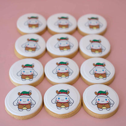 Cinnamoroll - Sanrio | Christmas Fondant Sugar Cookie