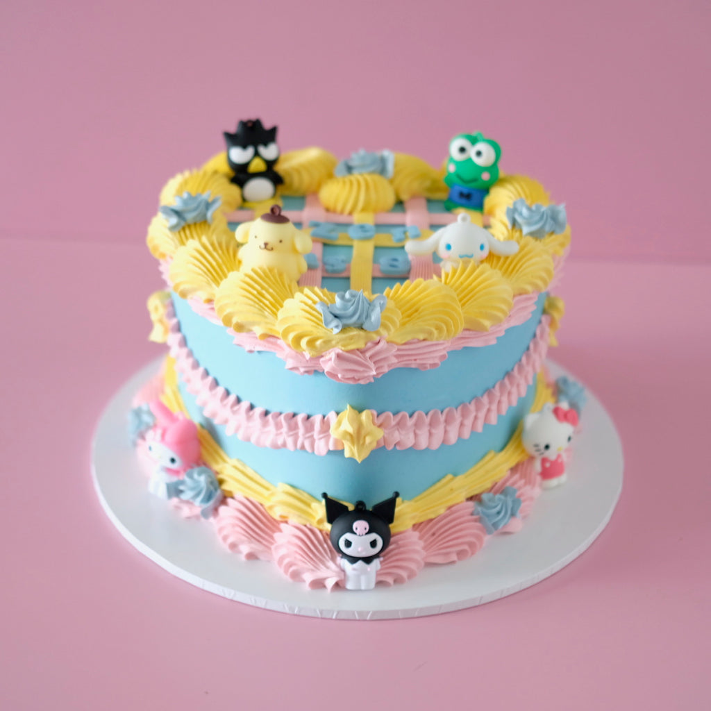 Vintage Heart Cake | Sanrio Theme