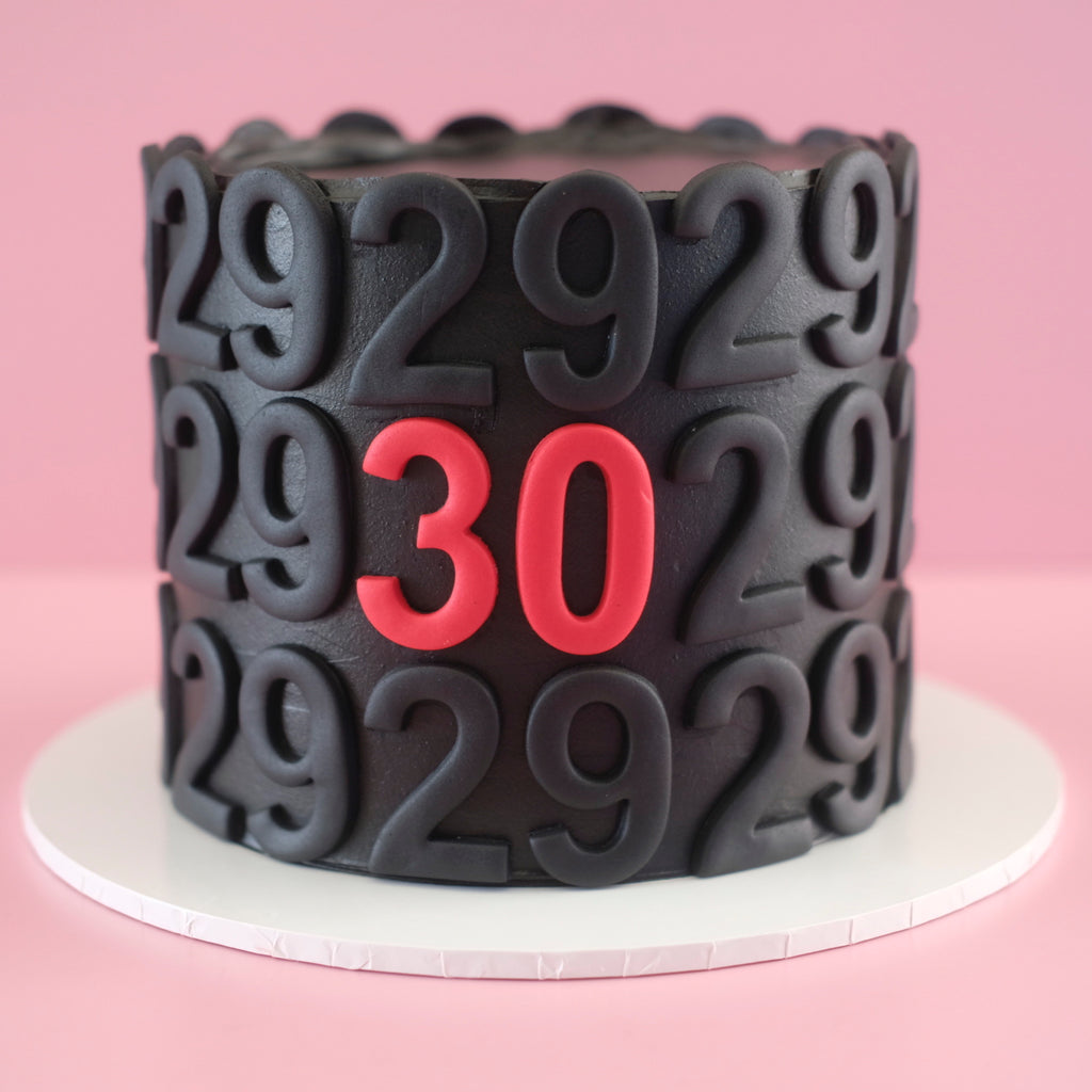 The Milestone Number Cake