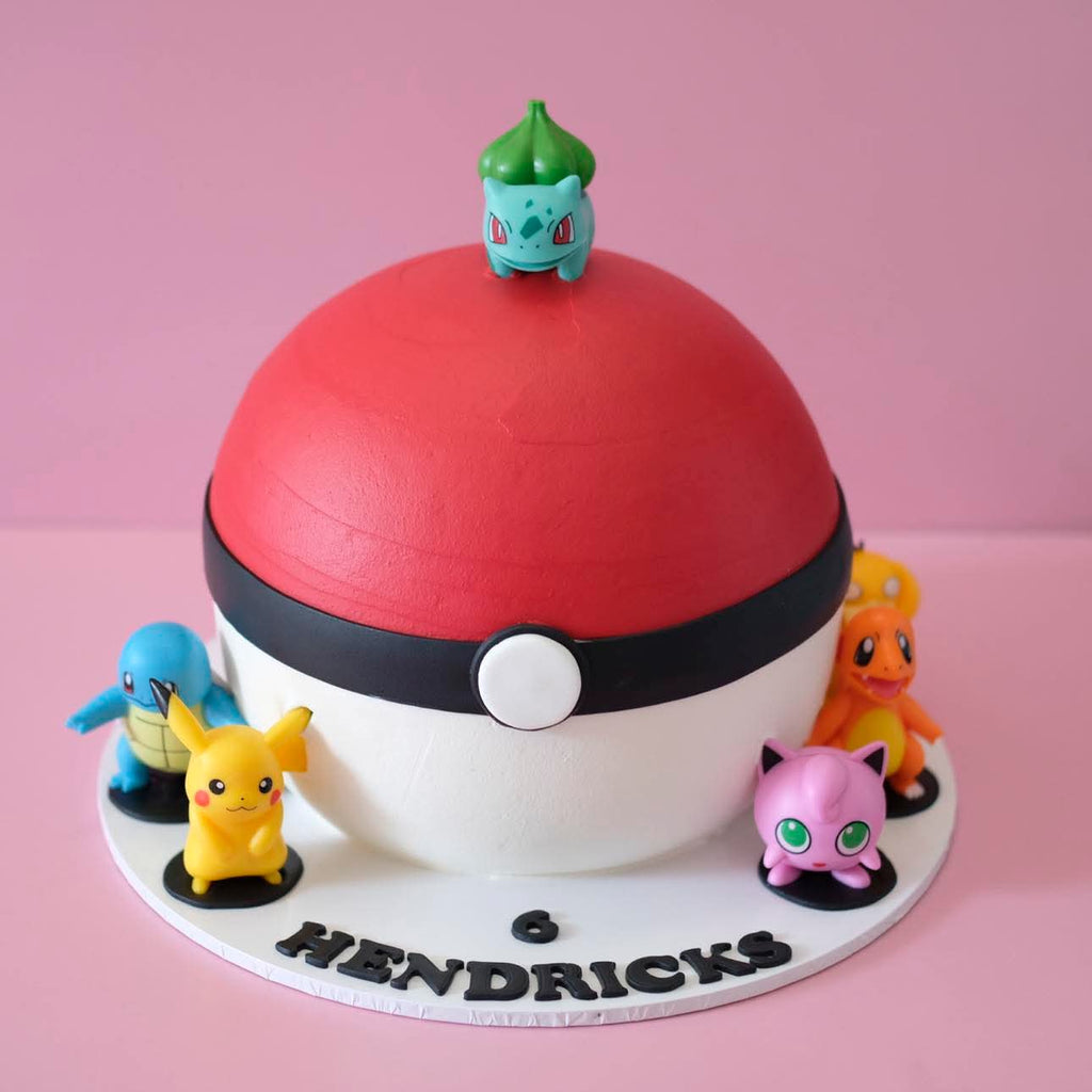 Poke Sphere Cake