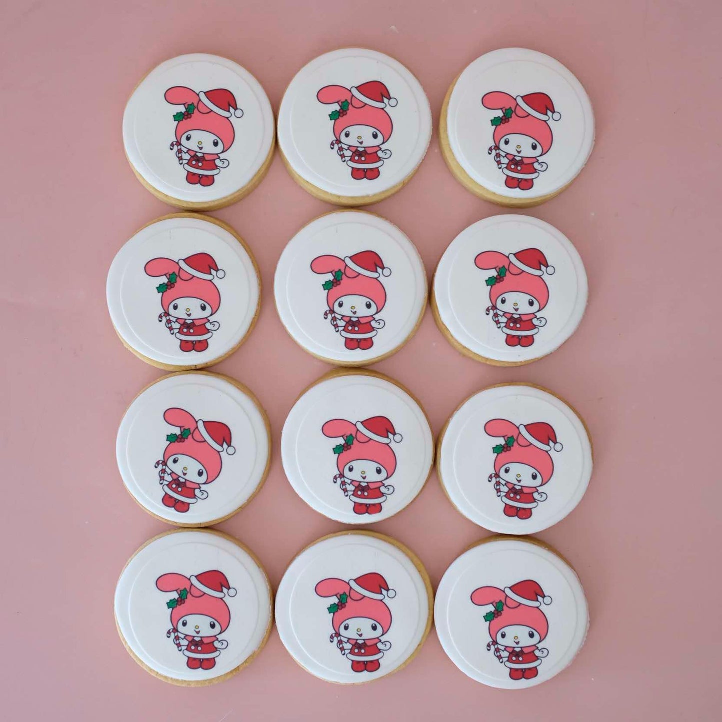 My Melody - Sanrio | Christmas Fondant Sugar Cookies