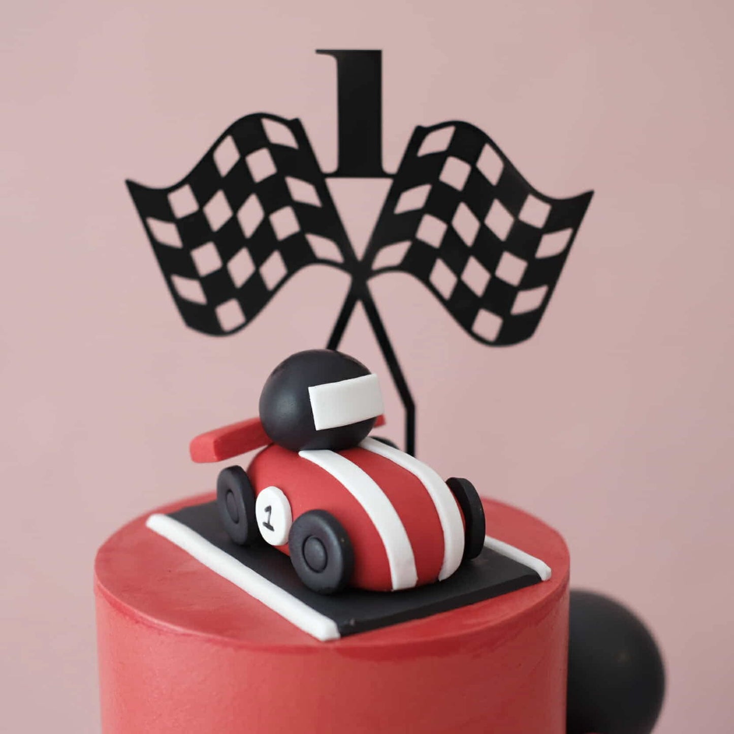 Race Car Themed Cake