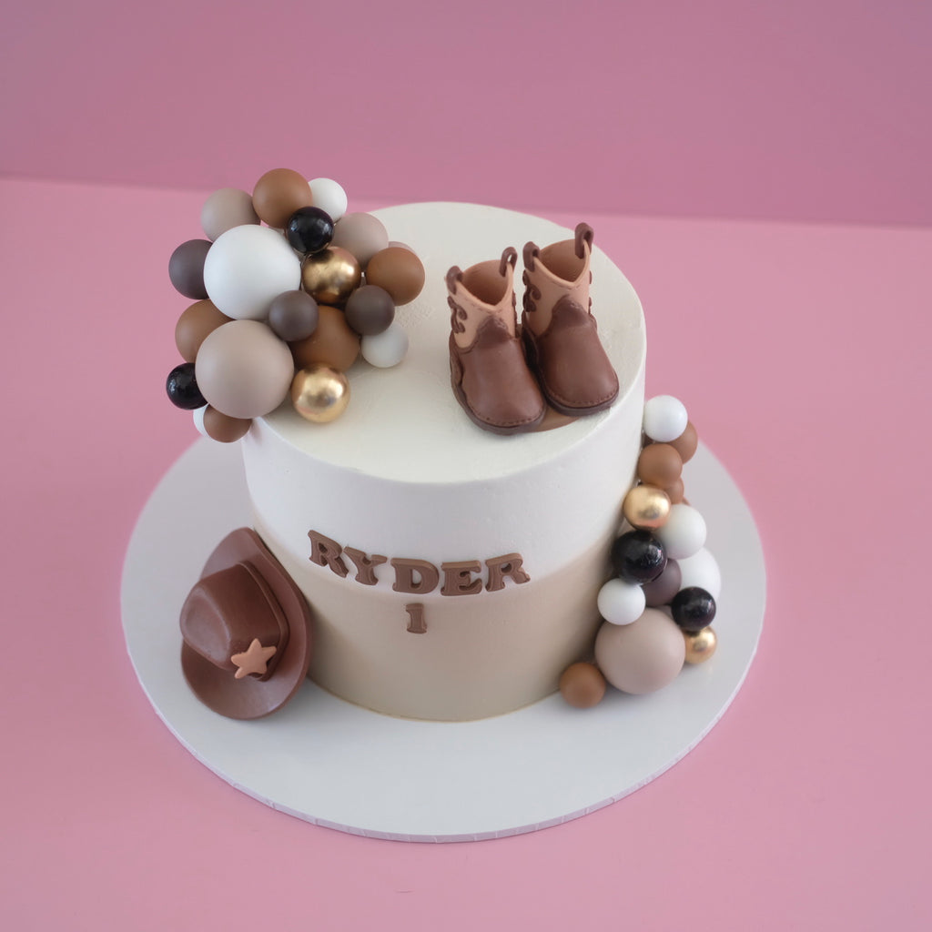 Cowboy Rodeo & Balloons | Themed Novelty Cake