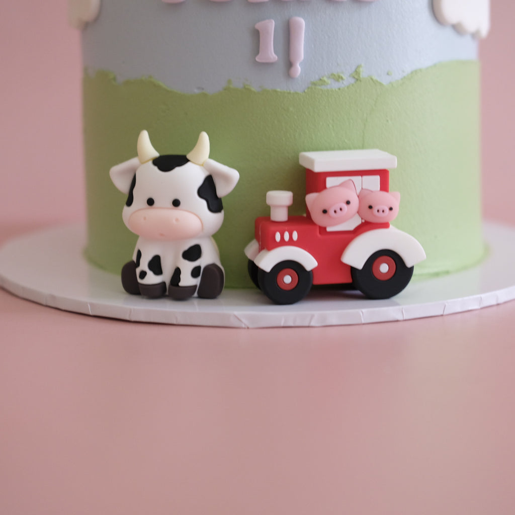 Farm Barnyard Cake