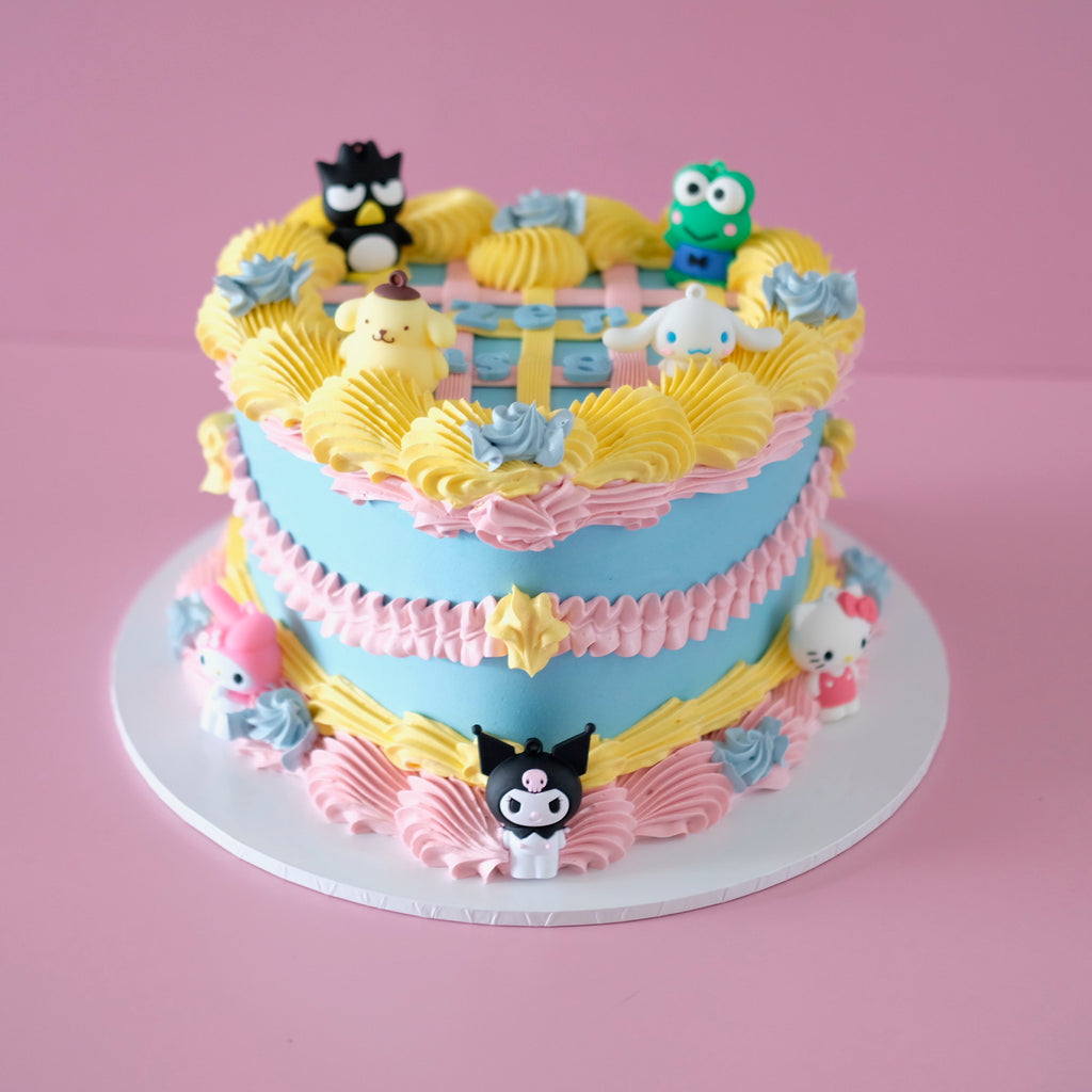 Vintage Heart Cake | Sanrio Theme