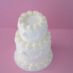 Classic Round Vintage Cake | 2 Tiers