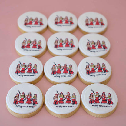 Jingle Bell Rock - Mean Girls | Christmas Fondant Sugar Cookies