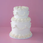 Classic Round Vintage Cake | 2 Tiers