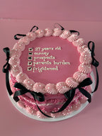 Vintage Round Cake | Pride and Prejudice