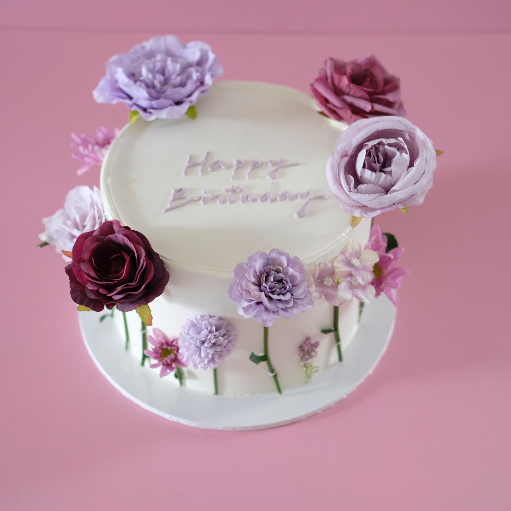 Wildflower Bloom Round Cake