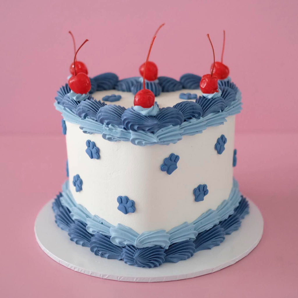 Vintage Heart Cake | PAWfect Cherries