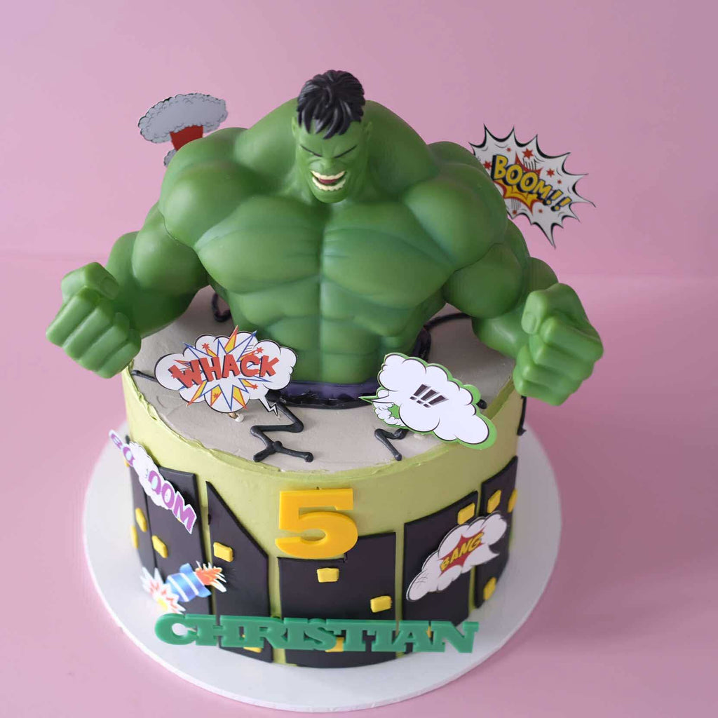 Hulk Marvel | Themed Novelty Cake