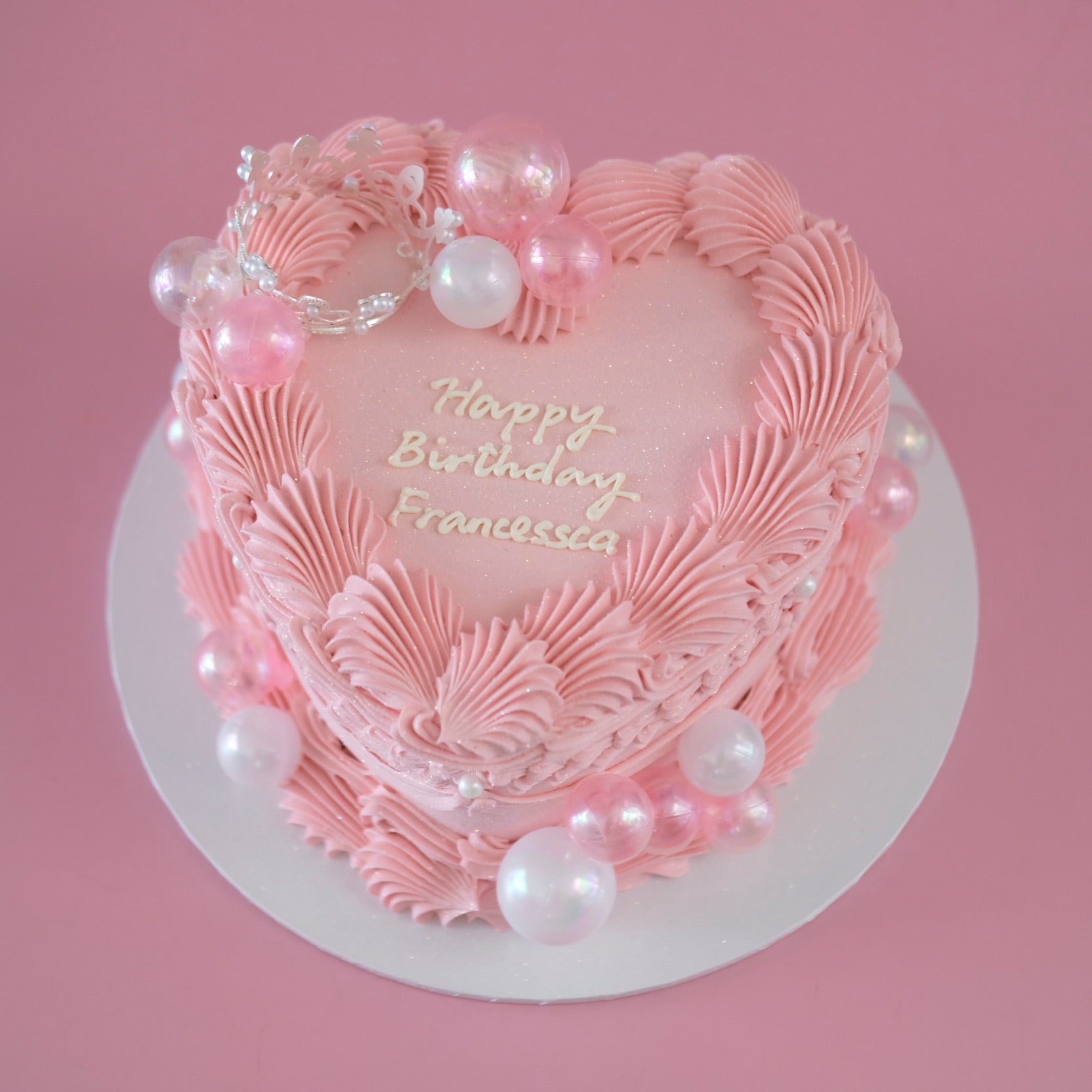 Vintage Heart Cake | Glinda the Good