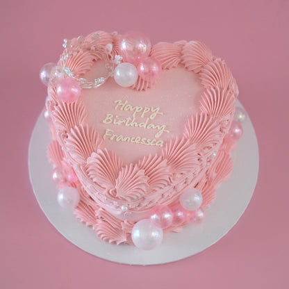 Vintage Heart Cake | Glinda the Good