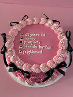 Vintage Round Cake | Pride and Prejudice