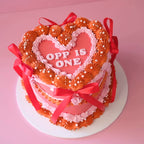 Vintage Heart Cake | Sprinkle-tastic & Coquette