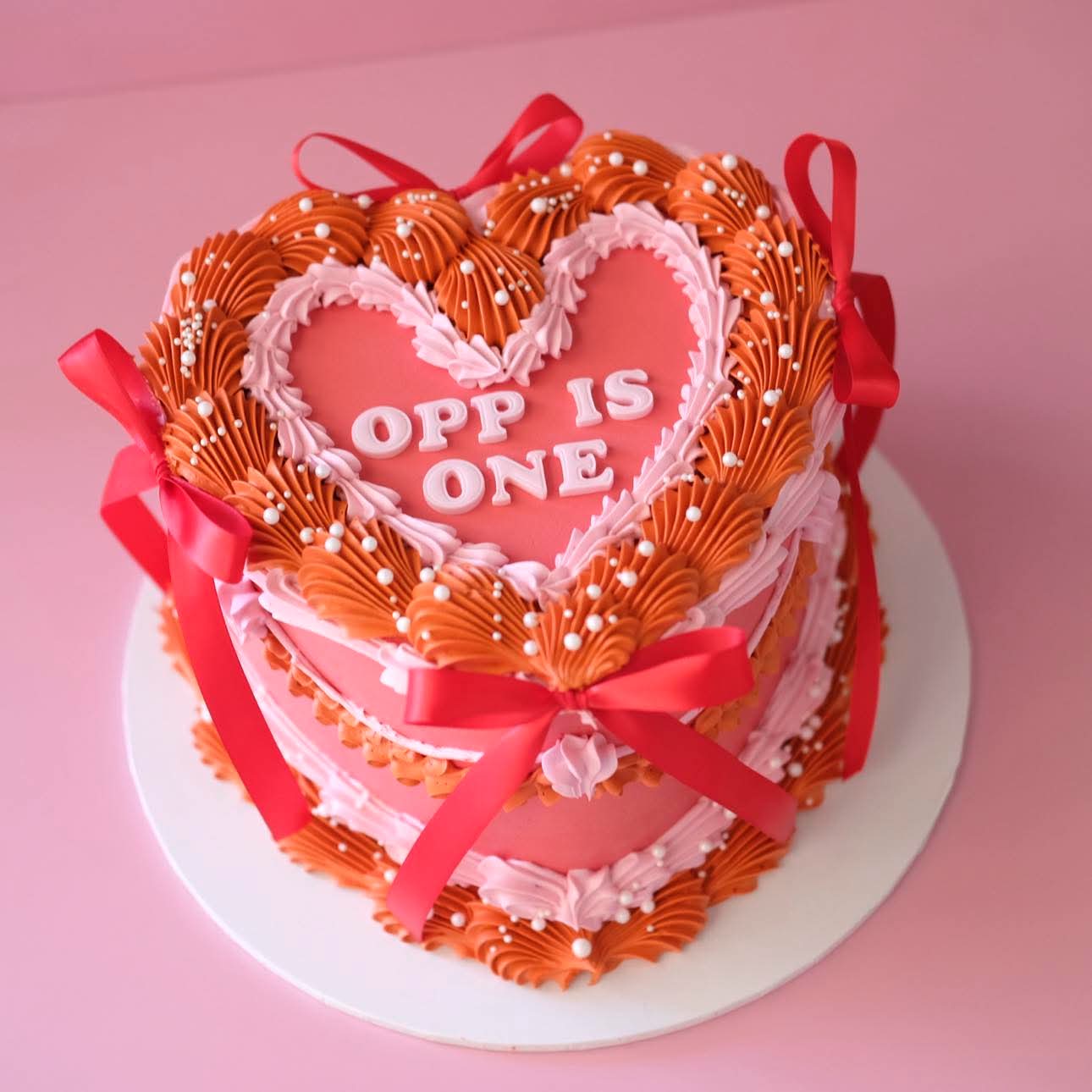Vintage Heart Cake | Sprinkle-tastic & Coquette