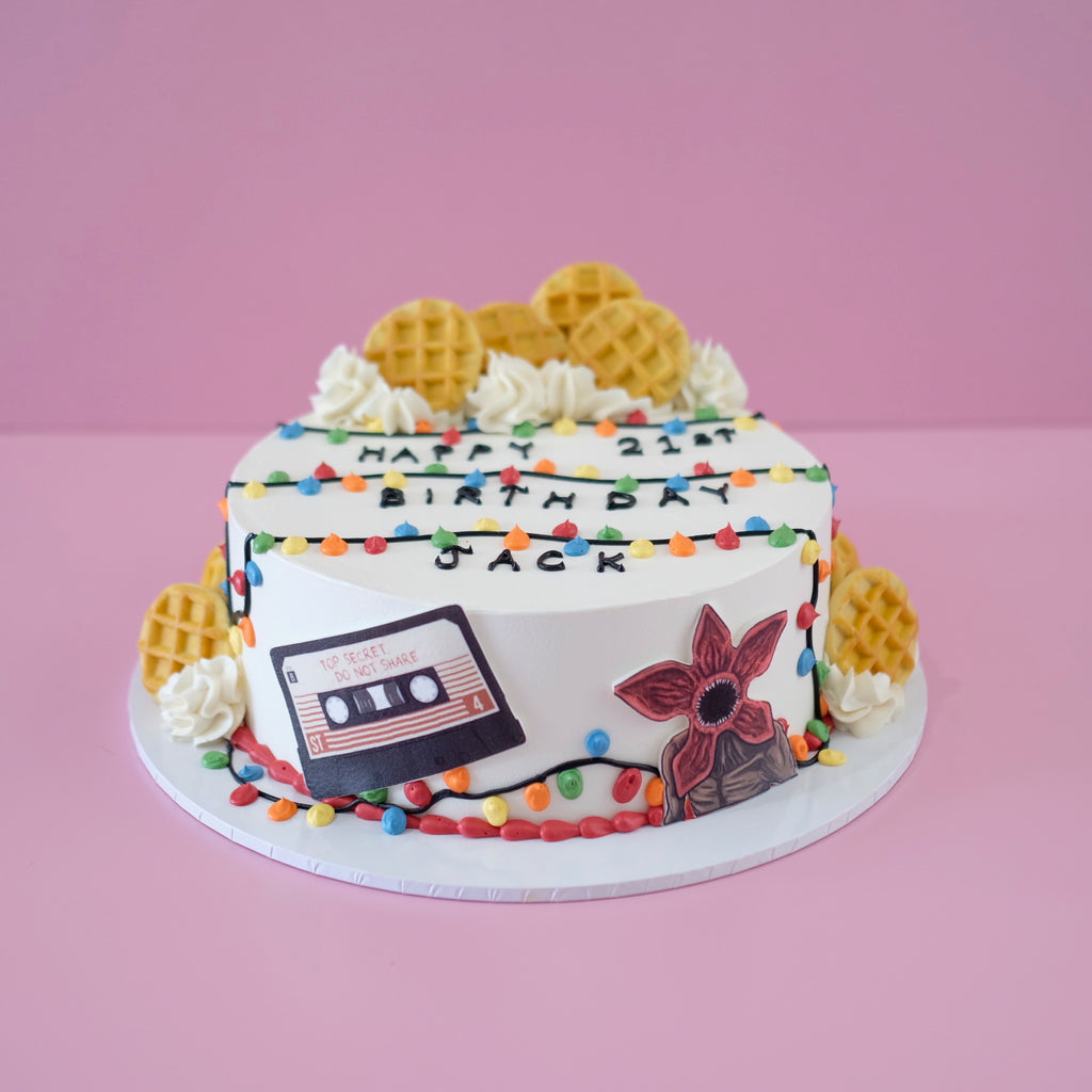 Stranger Things Retro Waffle | Themed Cake