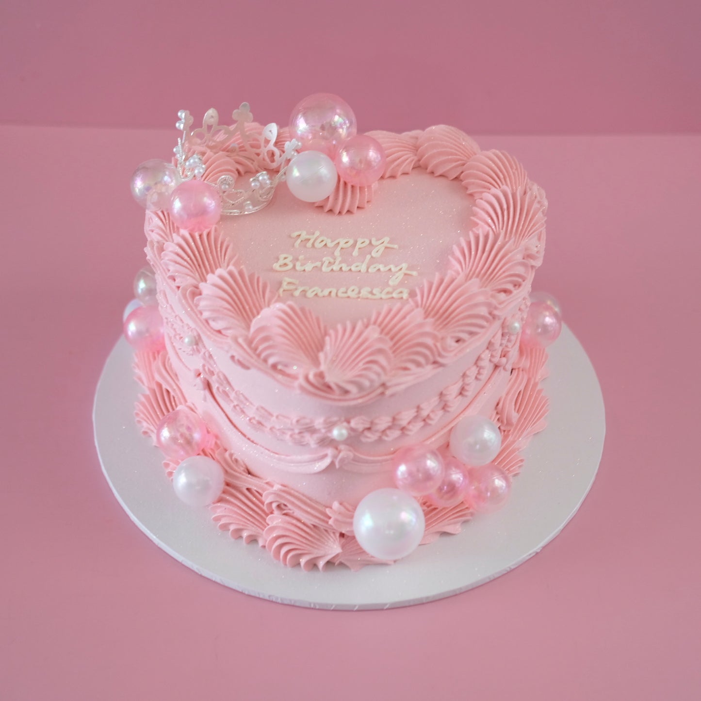 Vintage Heart Cake | Glinda the Good