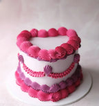 Vintage Heart Cake | Classic Polychrome