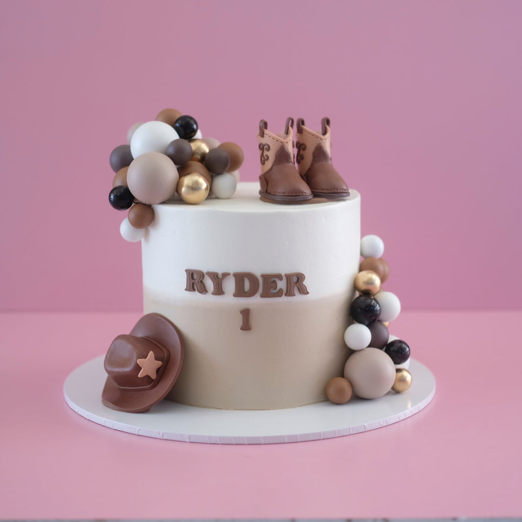 Cowboy Rodeo & Balloons | Themed Novelty Cake