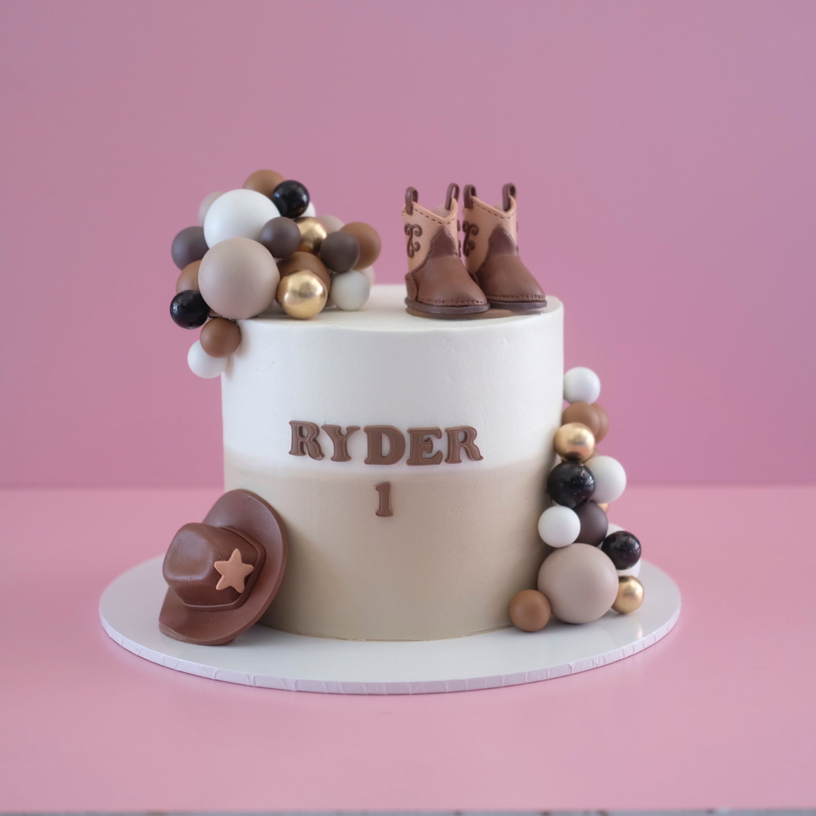 Cowboy Rodeo & Balloons | Themed Novelty Cake