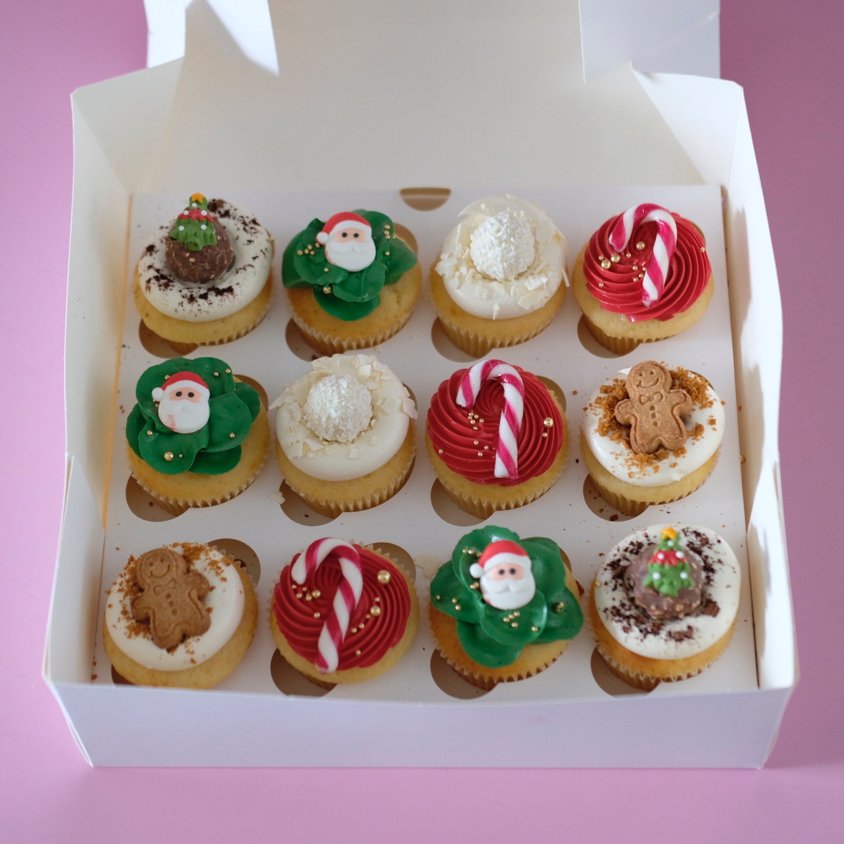 Christmas Cupcakes | Box of 12