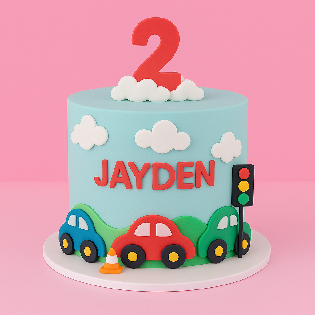 Little Traveller Car | Themed Novelty Cake