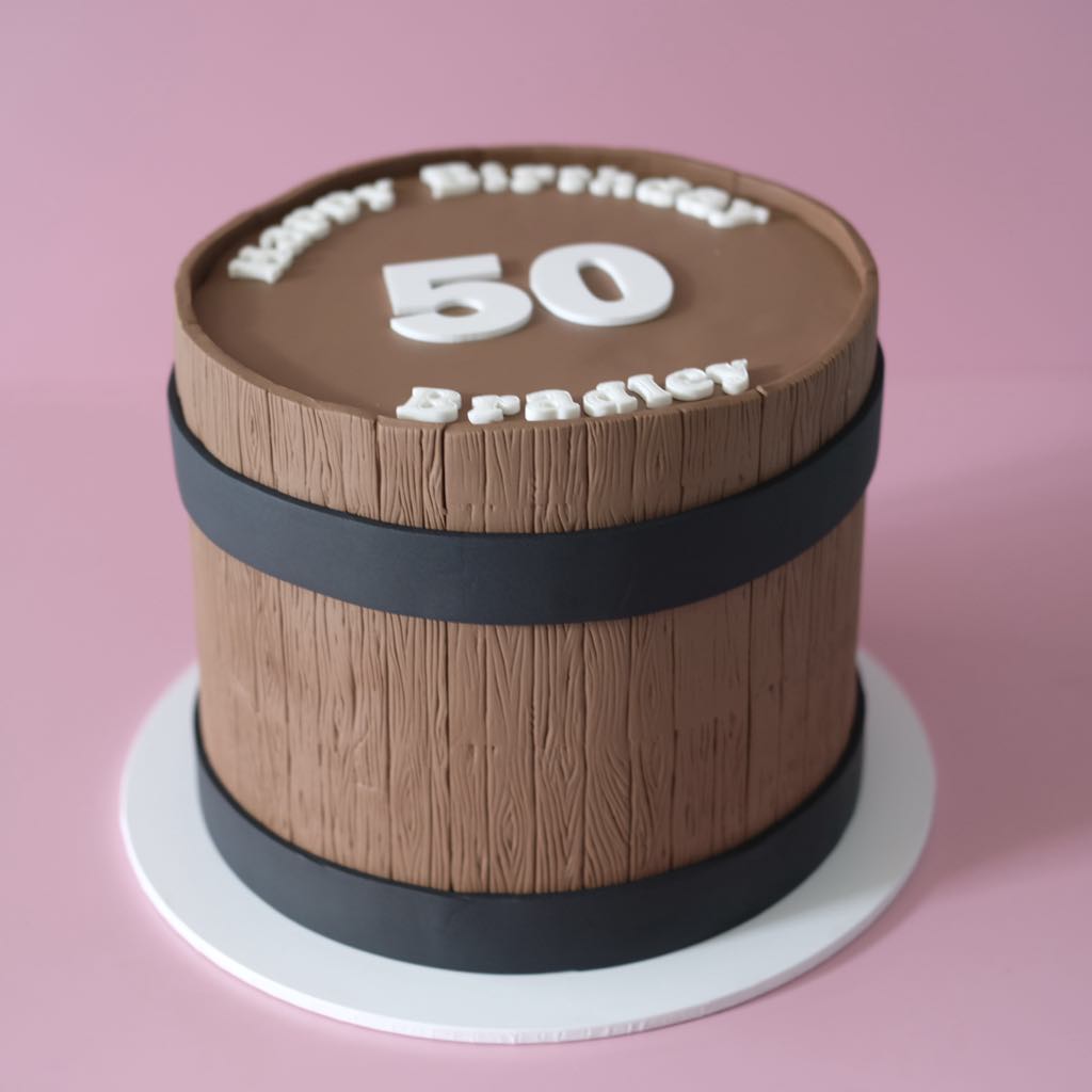 The Gentlemen's Barrel | Themed Novelty Cake