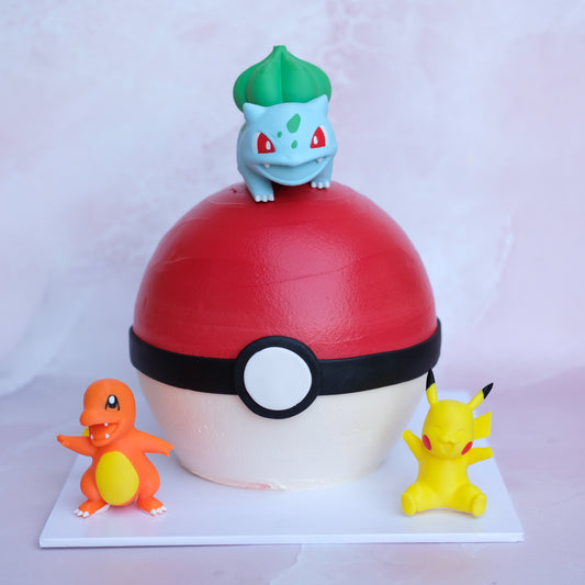 Poke Sphere Cake