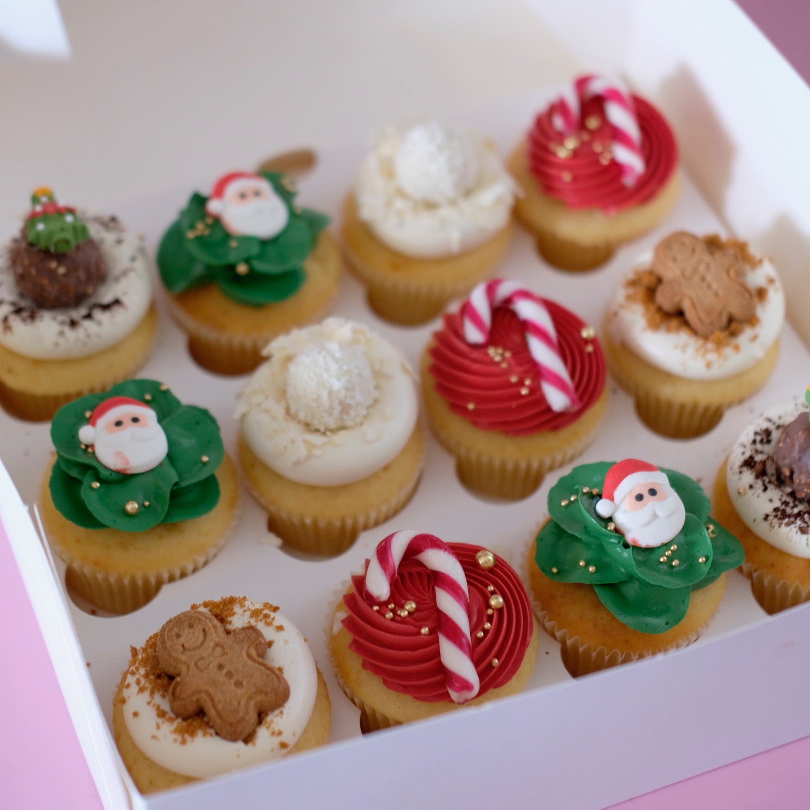 Christmas Cupcakes | Box of 12