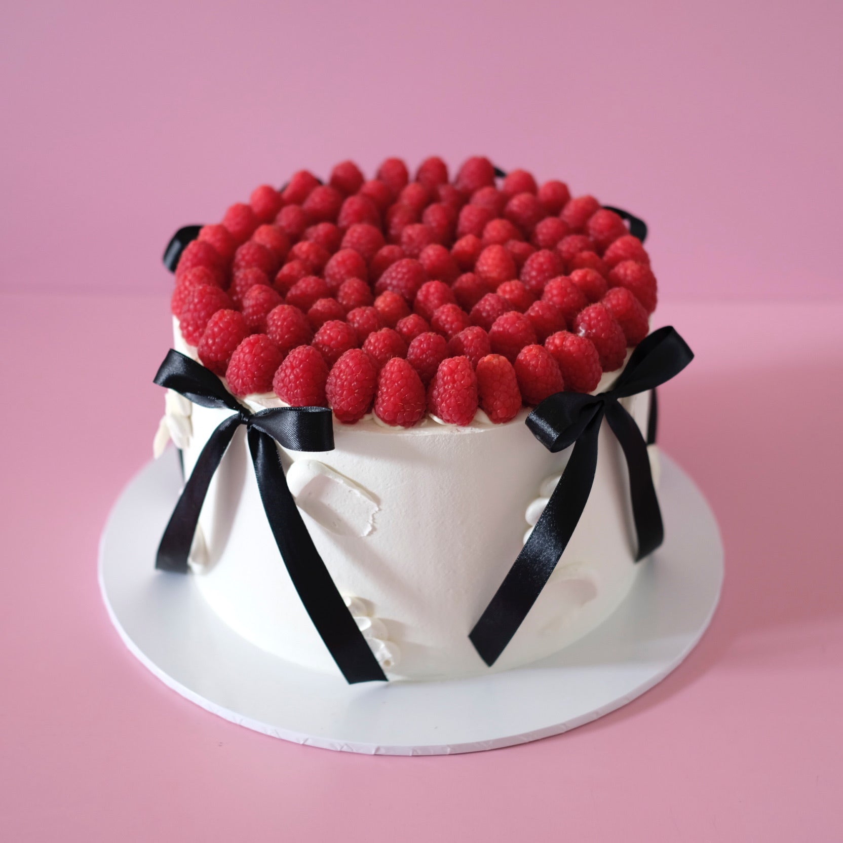 Fresh Raspberry & Coquette | Squiggle Cake
